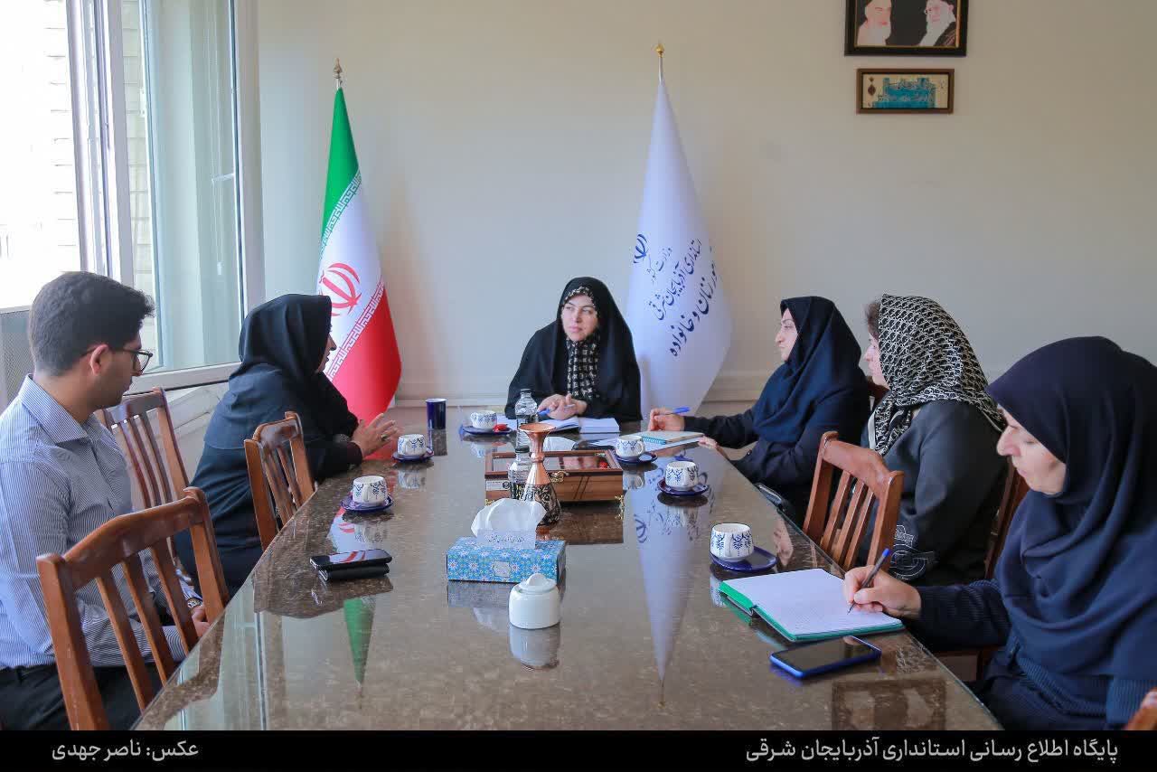 دیدار با مدیرکل امور زنان و خانواده استانداری آذربایجان شرقی